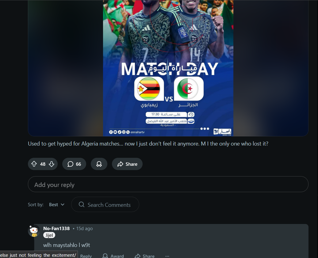 reddit profile of the attacker